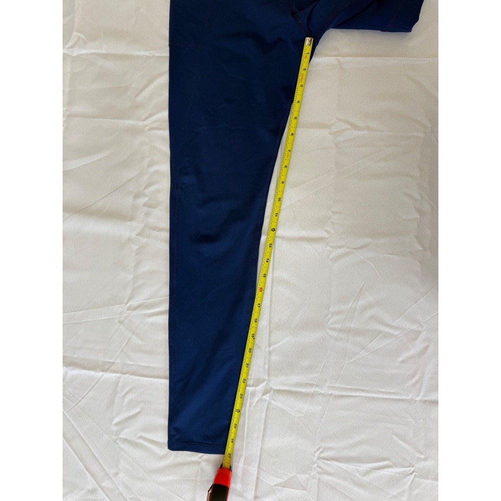 Capezio High Waist Pocket Leggings M Navy Workout Training Yoga Athleisure Gym - Picture 4 of 8